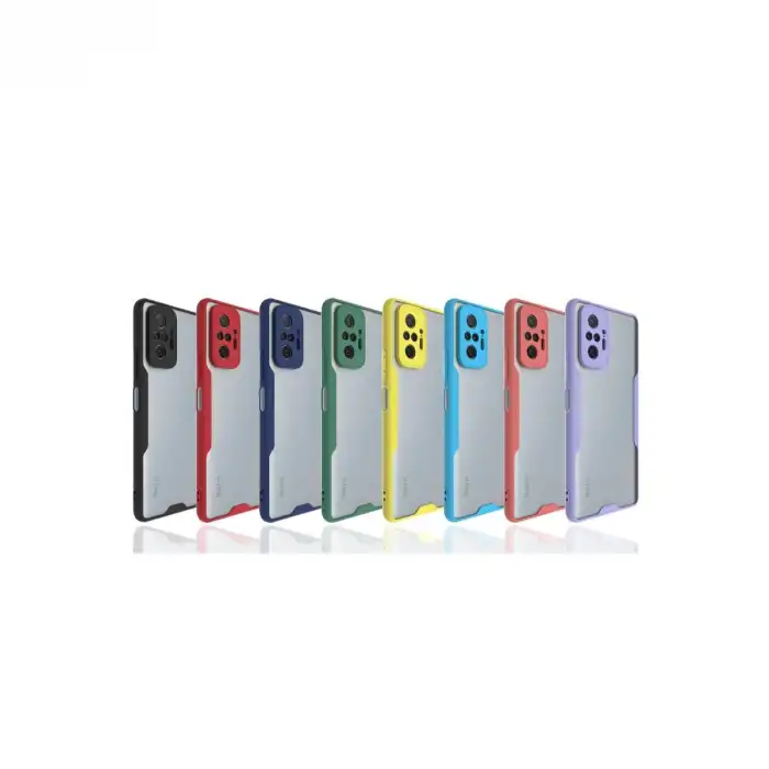 Xiaomi Redmi Note 10 Pro Kılıf Platin Silikon - Lila