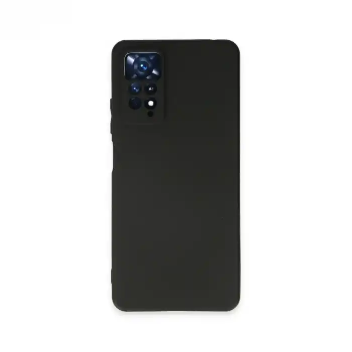 Xiaomi Redmi Note 11 Kılıf First Silikon - Siyah