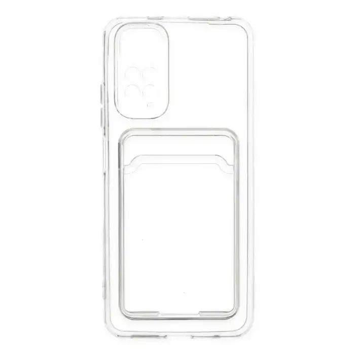 Xiaomi Redmi Note 11 Kılıf Kart Şeffaf Silikon - Şeffaf