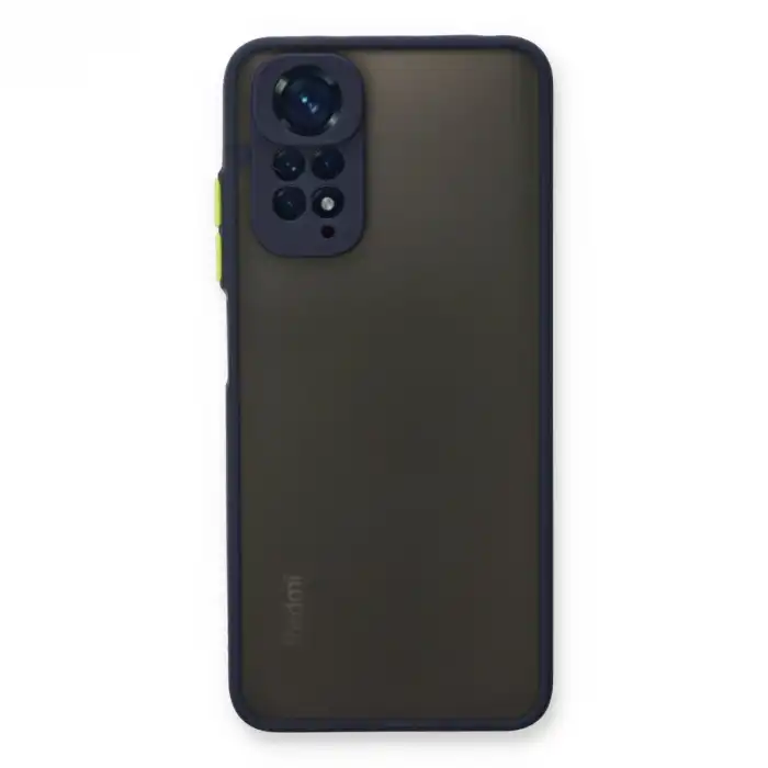Xiaomi Redmi Note 11 Kılıf Montreal Silikon Kapak - Lacivert
