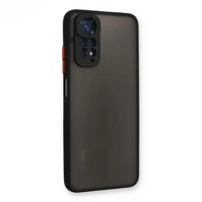 Xiaomi Redmi Note 11 Kılıf Montreal Silikon Kapak - Siyah