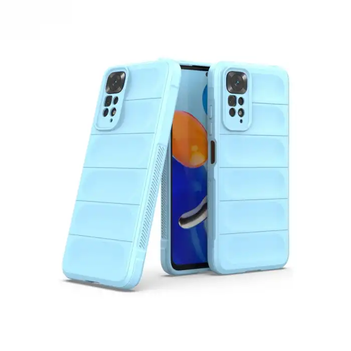 Xiaomi Redmi Note 11 Kılıf Optimum Silikon - Sky Blue