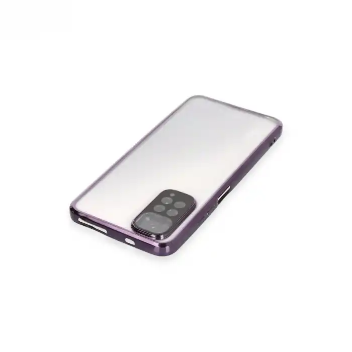 Xiaomi Redmi Note 11 Kılıf Razer Lensli Silikon - Mor