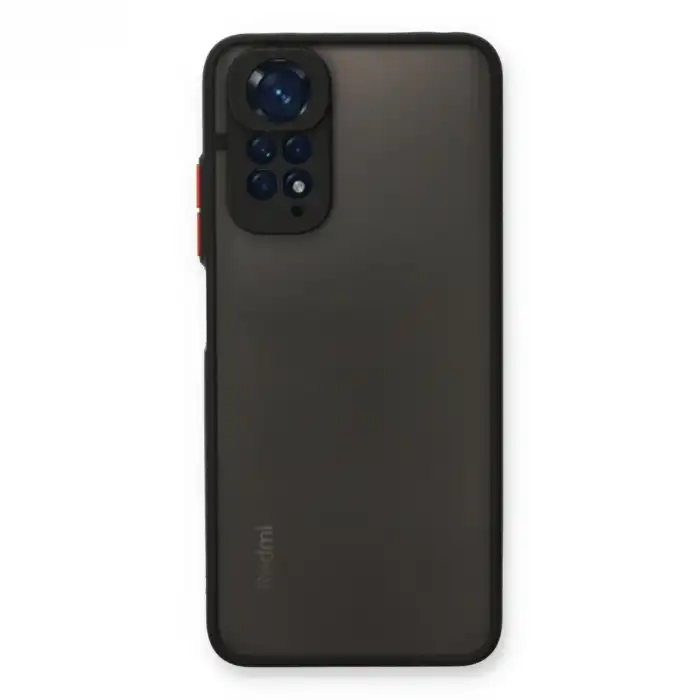 Xiaomi Redmi Note 11 Pro Kılıf Montreal Silikon Kapak - Siyah