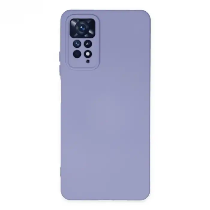 Xiaomi Redmi Note 11 Pro Kılıf Nano İçi Kadife Silikon - Lila
