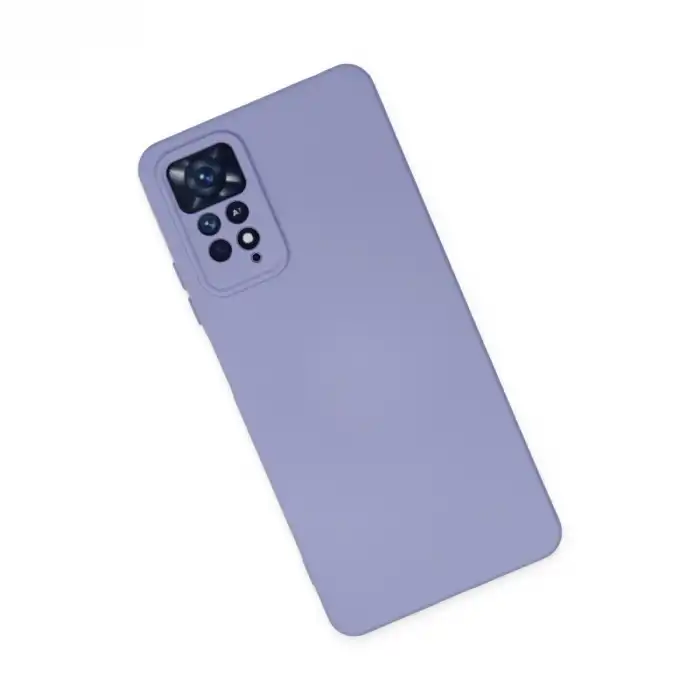 Xiaomi Redmi Note 11 Pro Kılıf Nano İçi Kadife Silikon - Lila