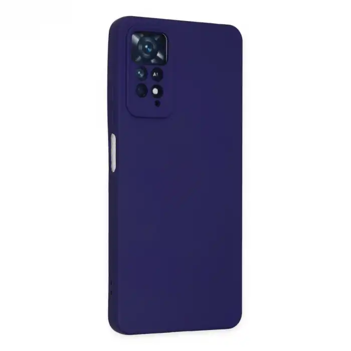 Xiaomi Redmi Note 11 Pro Kılıf Nano İçi Kadife Silikon - Mor