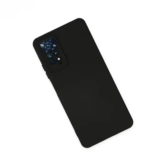Xiaomi Redmi Note 11 Pro Kılıf Nano İçi Kadife Silikon - Siyah