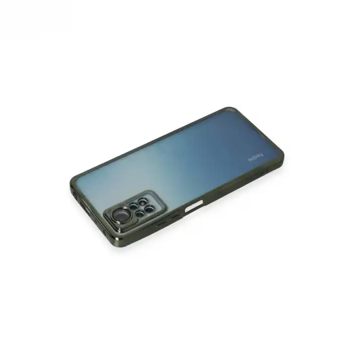 Xiaomi Redmi Note 11 Pro Kılıf Razer Lensli Silikon - Yeşil