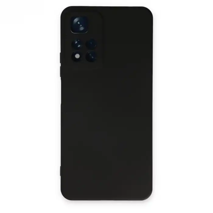 Xiaomi Redmi Note 11 Pro Plus 5g Kılıf Nano İçi Kadife Silikon - Siyah
