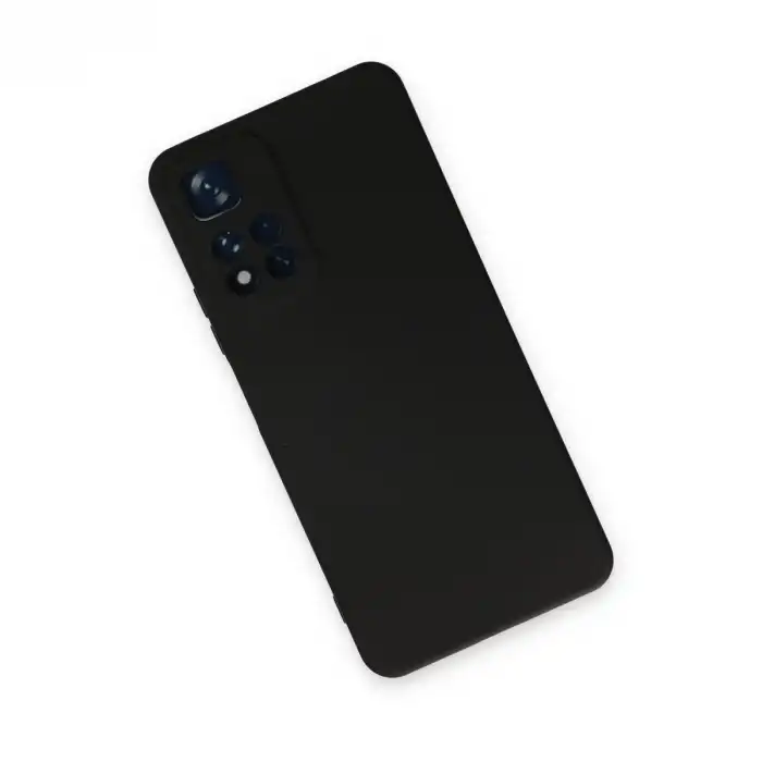 Xiaomi Redmi Note 11 Pro Plus 5g Kılıf Nano İçi Kadife Silikon - Siyah
