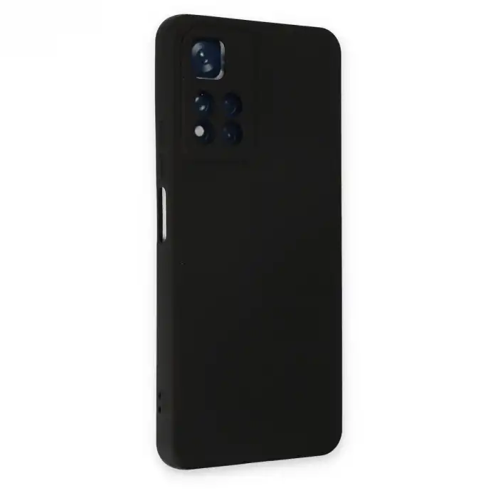 Xiaomi Redmi Note 11 Pro Plus 5g Kılıf Nano İçi Kadife Silikon - Siyah