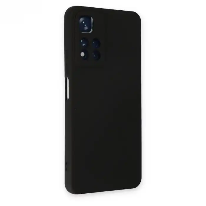 Xiaomi Redmi Note 11 Pro Plus 5g Kılıf Nano İçi Kadife Silikon - Siyah