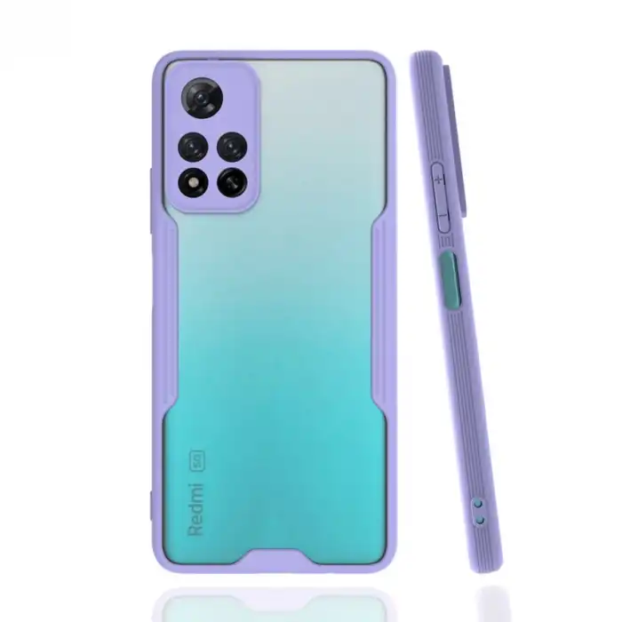 Xiaomi Redmi Note 11 Pro Plus 5g Kılıf Platin Silikon - Lila