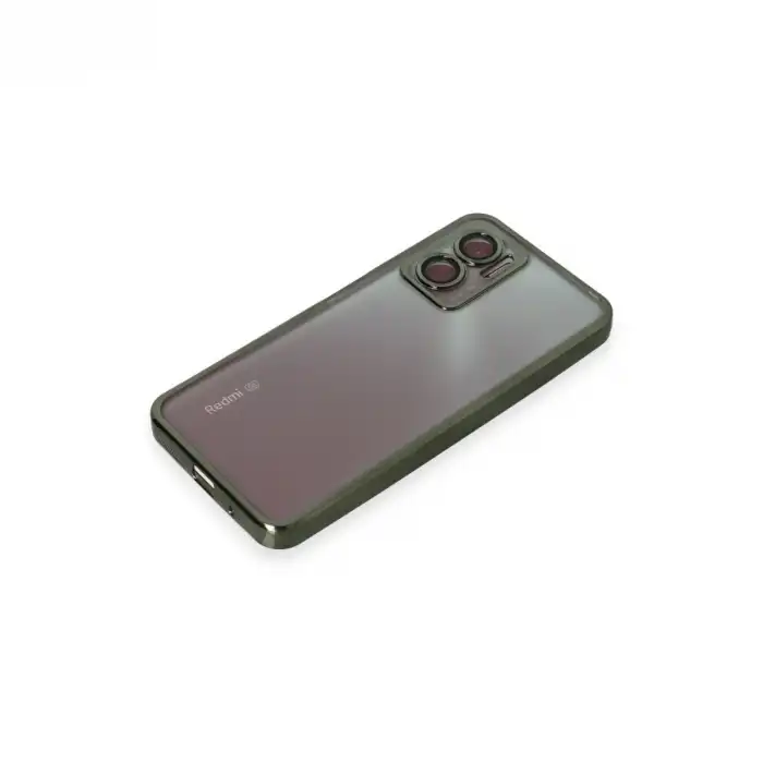 Xiaomi Redmi Note 11e Kılıf Razer Lensli Silikon - Yeşil
