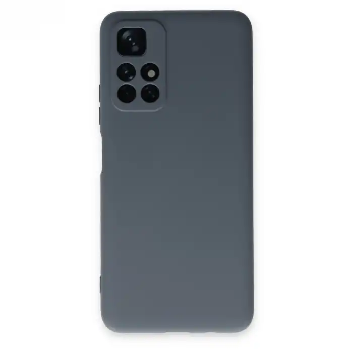 Xiaomi Redmi Note 11t Kılıf Nano İçi Kadife Silikon - Gri
