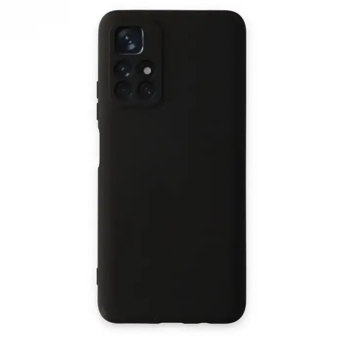 Xiaomi Redmi Note 11t Kılıf Nano İçi Kadife Silikon - Siyah