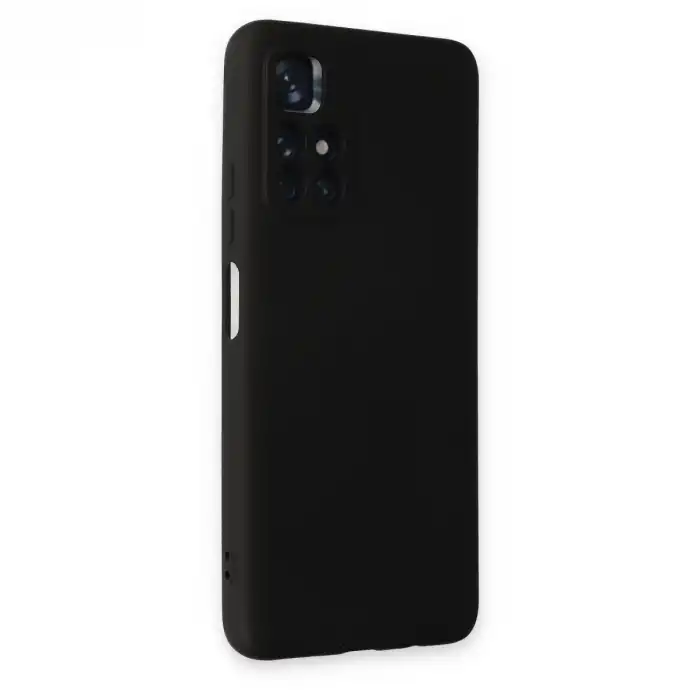 Xiaomi Redmi Note 11t Kılıf Nano İçi Kadife Silikon - Siyah