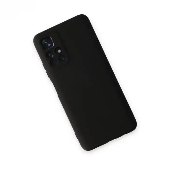 Xiaomi Redmi Note 11t Kılıf Nano İçi Kadife Silikon - Siyah