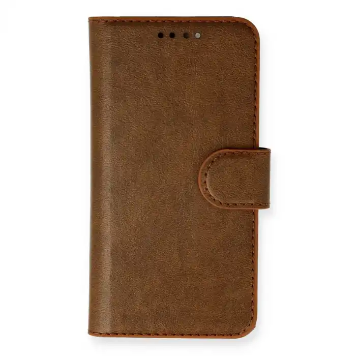 Xiaomi Redmi Note 11t Kılıf Trend S Plus Kapaklı Kılıf - Taba