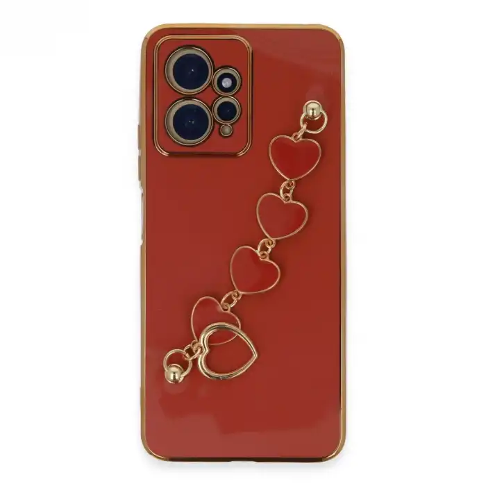 Xiaomi Redmi Note 12 4g Kılıf Esila Silikon - Kırmızı