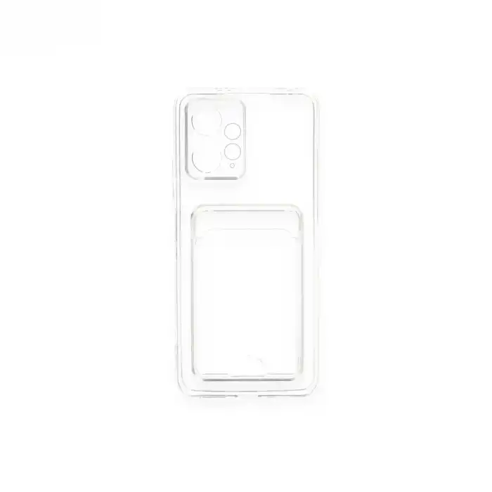 Xiaomi Redmi Note 12 4g Kılıf Kart Şeffaf Silikon - Şeffaf