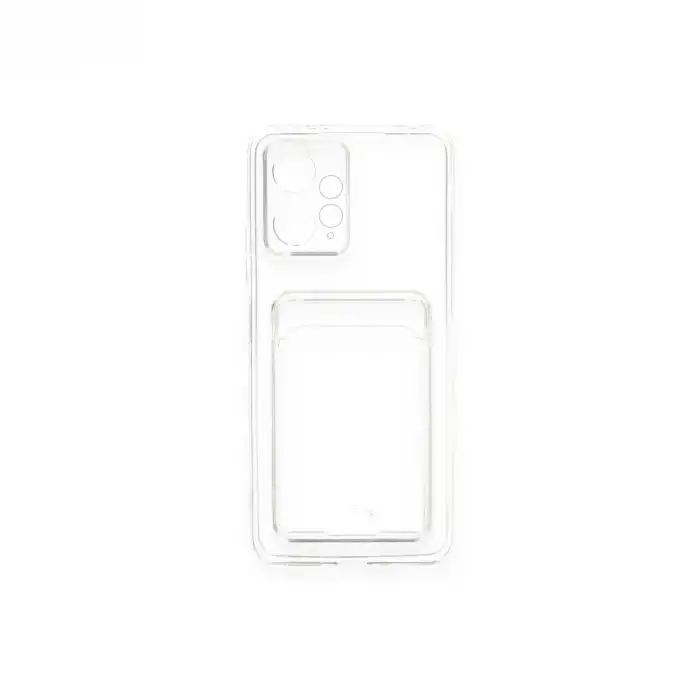 Xiaomi Redmi Note 12 4g Kılıf Kart Şeffaf Silikon - Şeffaf