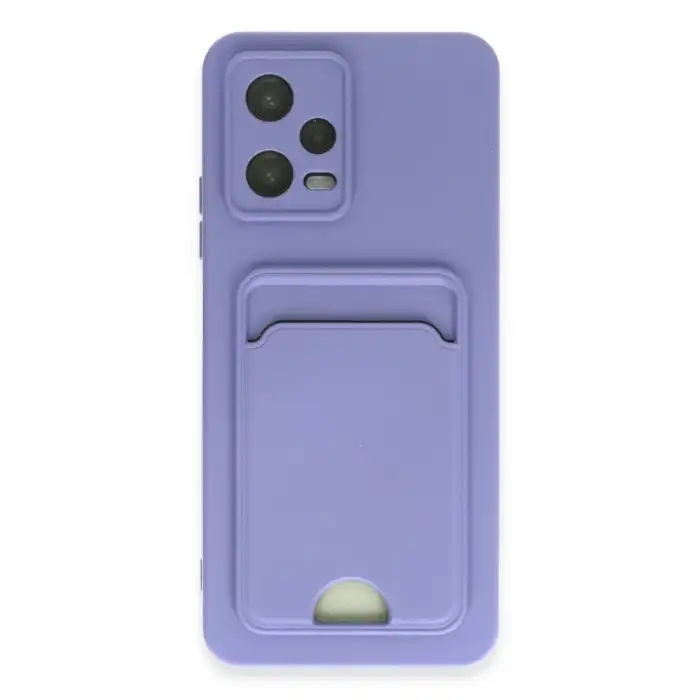 Xiaomi Redmi Note 12 4g Kılıf Kelvin Kartvizitli Silikon - Lila