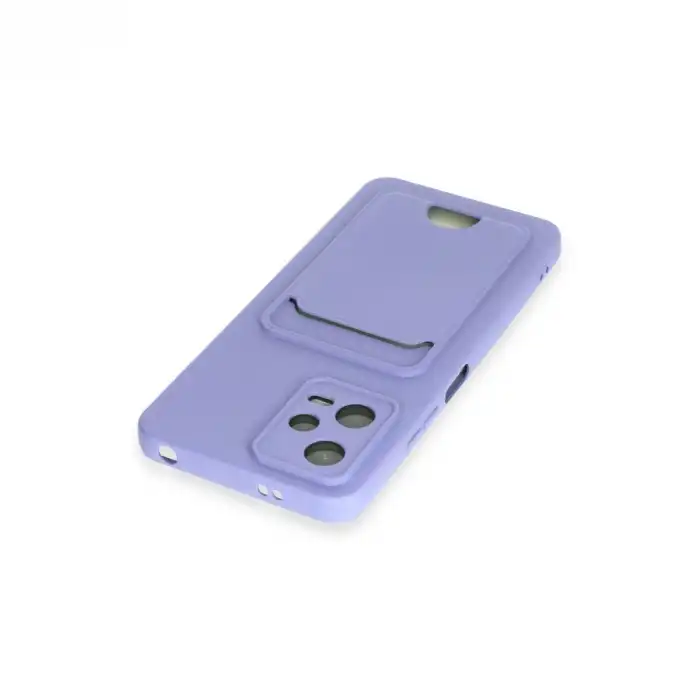 Xiaomi Redmi Note 12 4g Kılıf Kelvin Kartvizitli Silikon - Lila