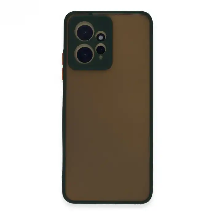 Xiaomi Redmi Note 12 4g Kılıf Montreal Silikon Kapak - Yeşil