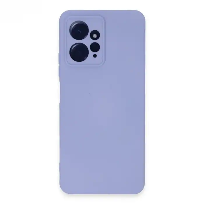 Xiaomi Redmi Note 12 4g Kılıf Nano İçi Kadife Silikon - Lila