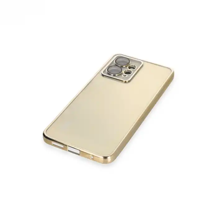 Xiaomi Redmi Note 12 4g Kılıf Razer Lensli Silikon - Gold