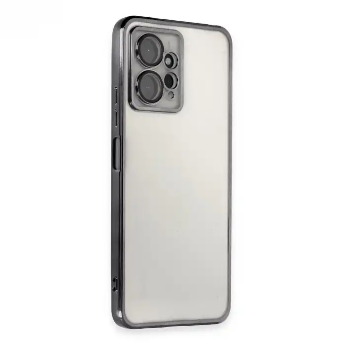 Xiaomi Redmi Note 12 4g Kılıf Razer Lensli Silikon - Siyah