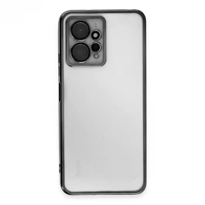 Xiaomi Redmi Note 12 4g Kılıf Razer Lensli Silikon - Siyah