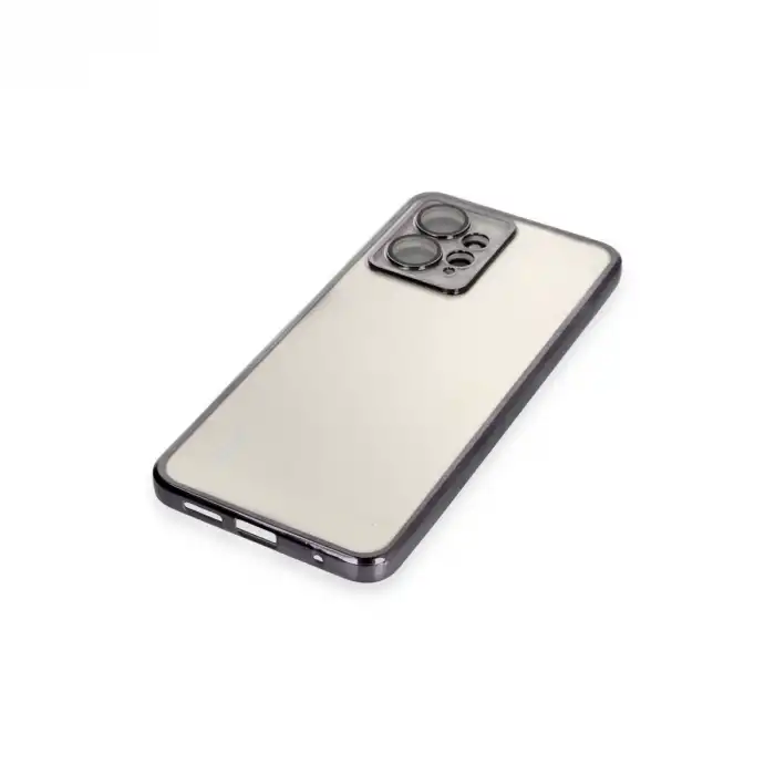 Xiaomi Redmi Note 12 4g Kılıf Razer Lensli Silikon - Siyah