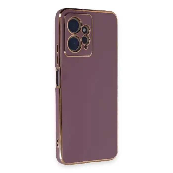 Xiaomi Redmi Note 12 4g Kılıf Volet Silikon - Mor