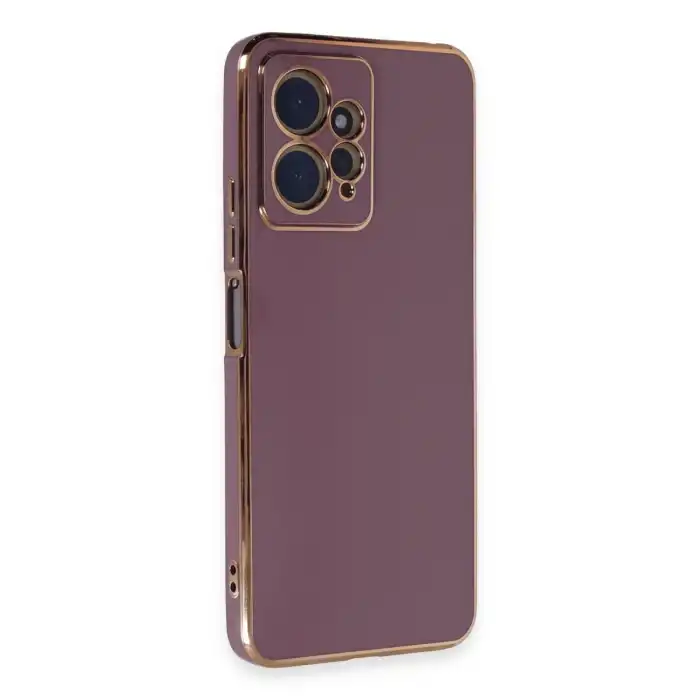 Xiaomi Redmi Note 12 4g Kılıf Volet Silikon - Mor