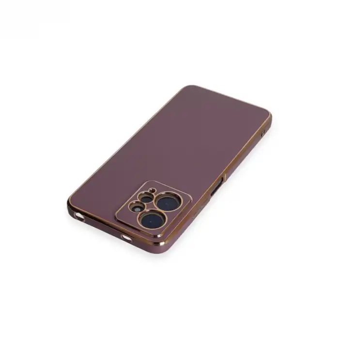Xiaomi Redmi Note 12 4g Kılıf Volet Silikon - Mor