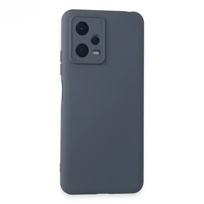 Xiaomi Redmi Note 12 5g Kılıf Nano İçi Kadife Silikon - Gri