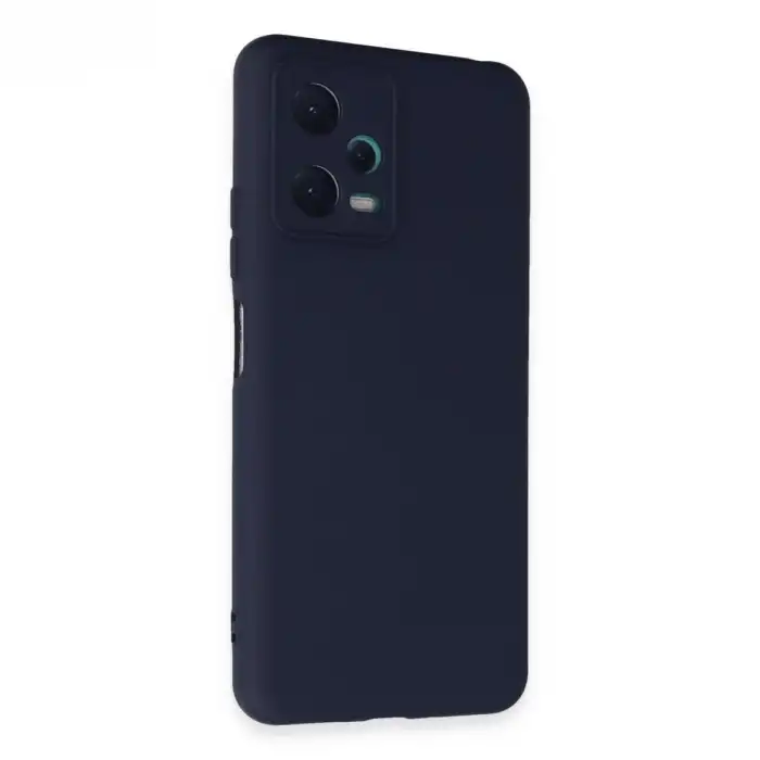 Xiaomi Redmi Note 12 5g Kılıf Nano İçi Kadife Silikon - Lacivert