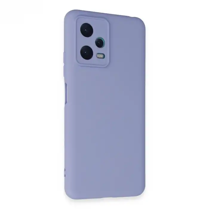 Xiaomi Redmi Note 12 5g Kılıf Nano İçi Kadife Silikon - Lila