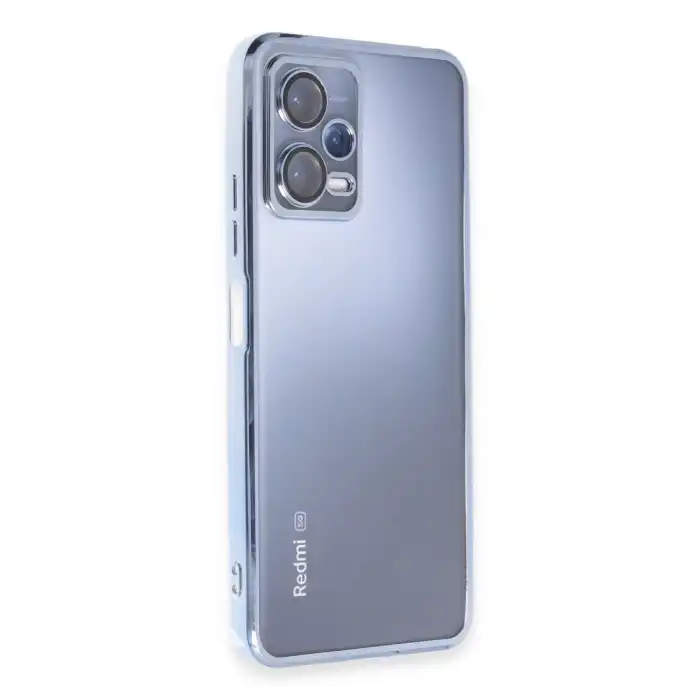 Xiaomi Redmi Note 12 5g Kılıf Razer Lensli Silikon - Açık Mavi