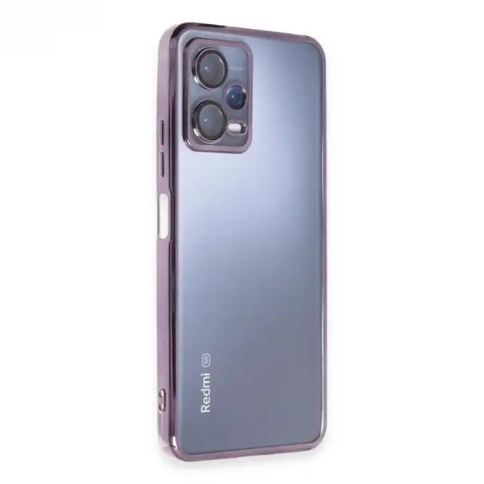 Xiaomi Redmi Note 12 5g Kılıf Razer Lensli Silikon - Mor