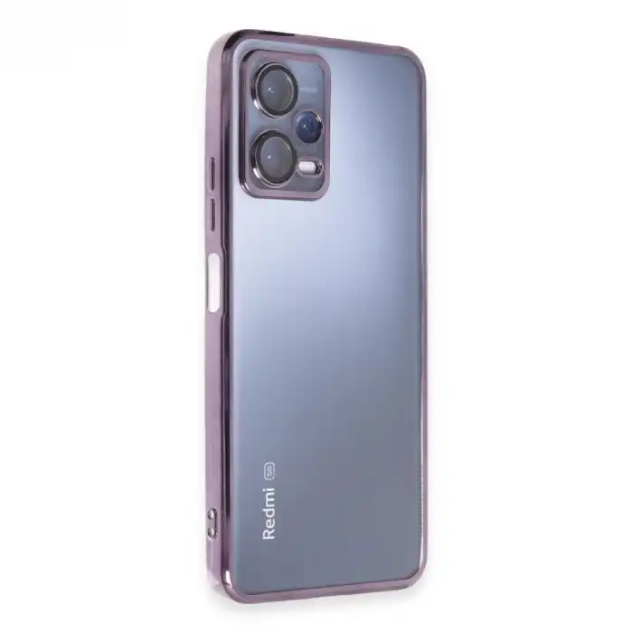 Xiaomi Redmi Note 12 5g Kılıf Razer Lensli Silikon - Mor