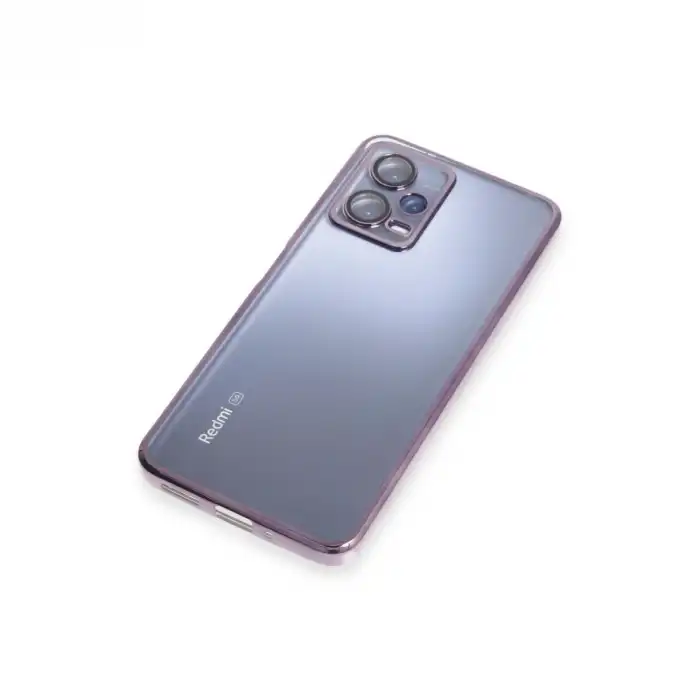 Xiaomi Redmi Note 12 5g Kılıf Razer Lensli Silikon - Mor
