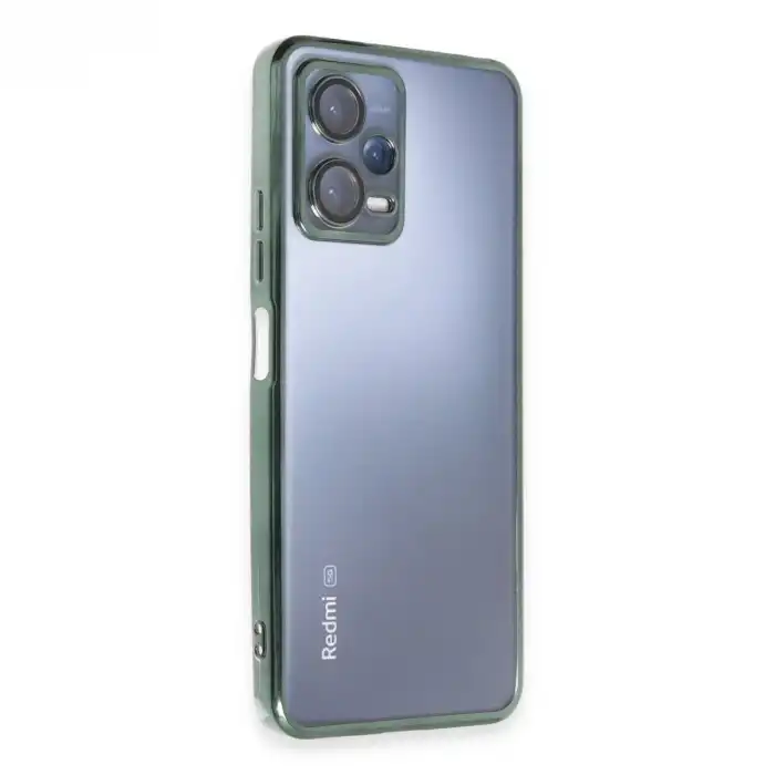Xiaomi Redmi Note 12 5g Kılıf Razer Lensli Silikon - Yeşil