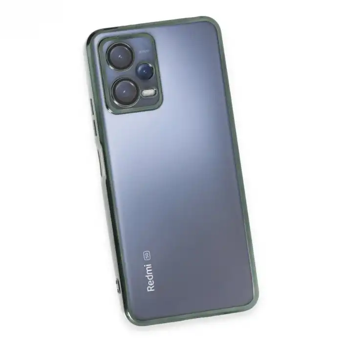 Xiaomi Redmi Note 12 5g Kılıf Razer Lensli Silikon - Yeşil