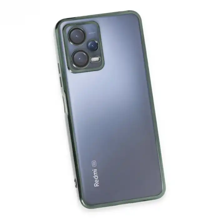 Xiaomi Redmi Note 12 5g Kılıf Razer Lensli Silikon - Yeşil