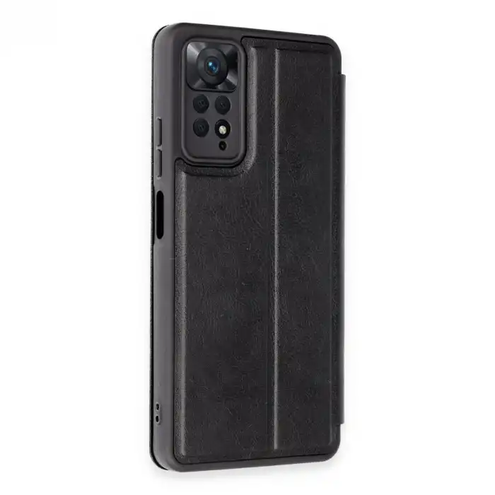 Xiaomi Redmi Note 12 Pro 4g Kılıf Flip Cover - Siyah