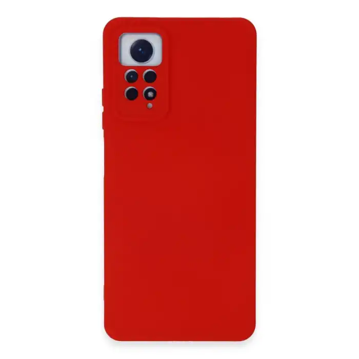 Xiaomi Redmi Note 12 Pro 4g Kılıf Nano İçi Kadife Silikon - Kırmızı